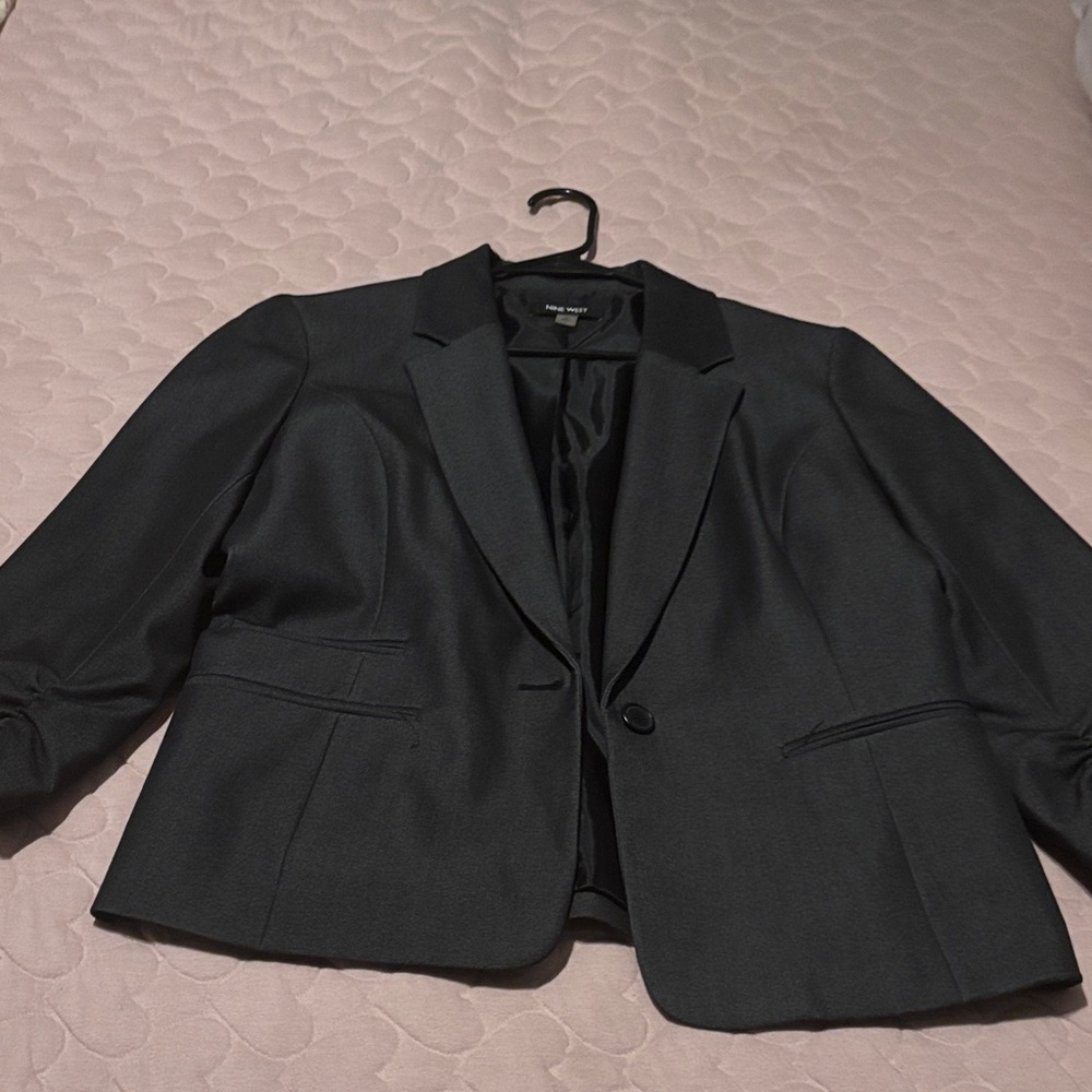 Nine West Charcoal Blazer